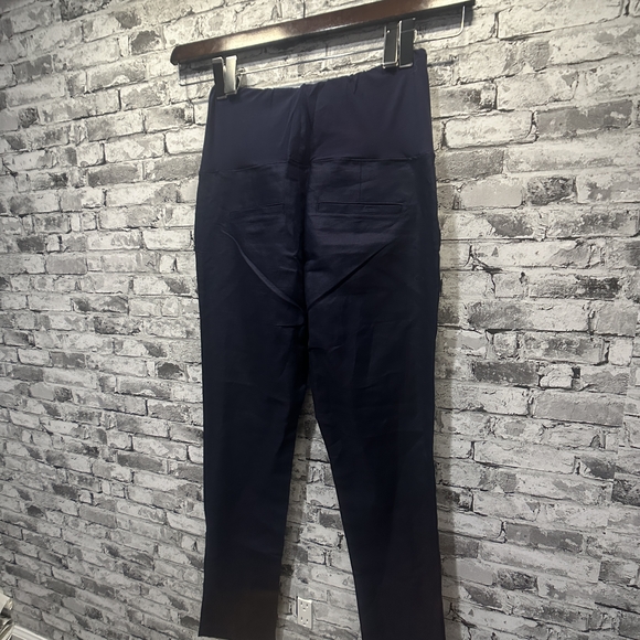 EUC Gap Womens Maternity Full Panel Linen Blend Pants Size S - Picture 6 of 13